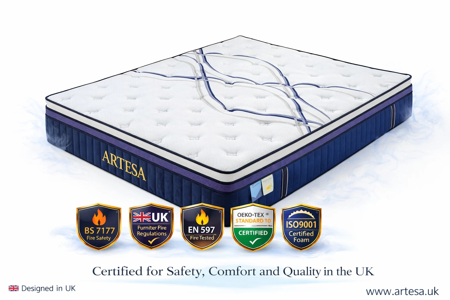 Artesa Dreams Range – Model Art1001 King Size Mattress