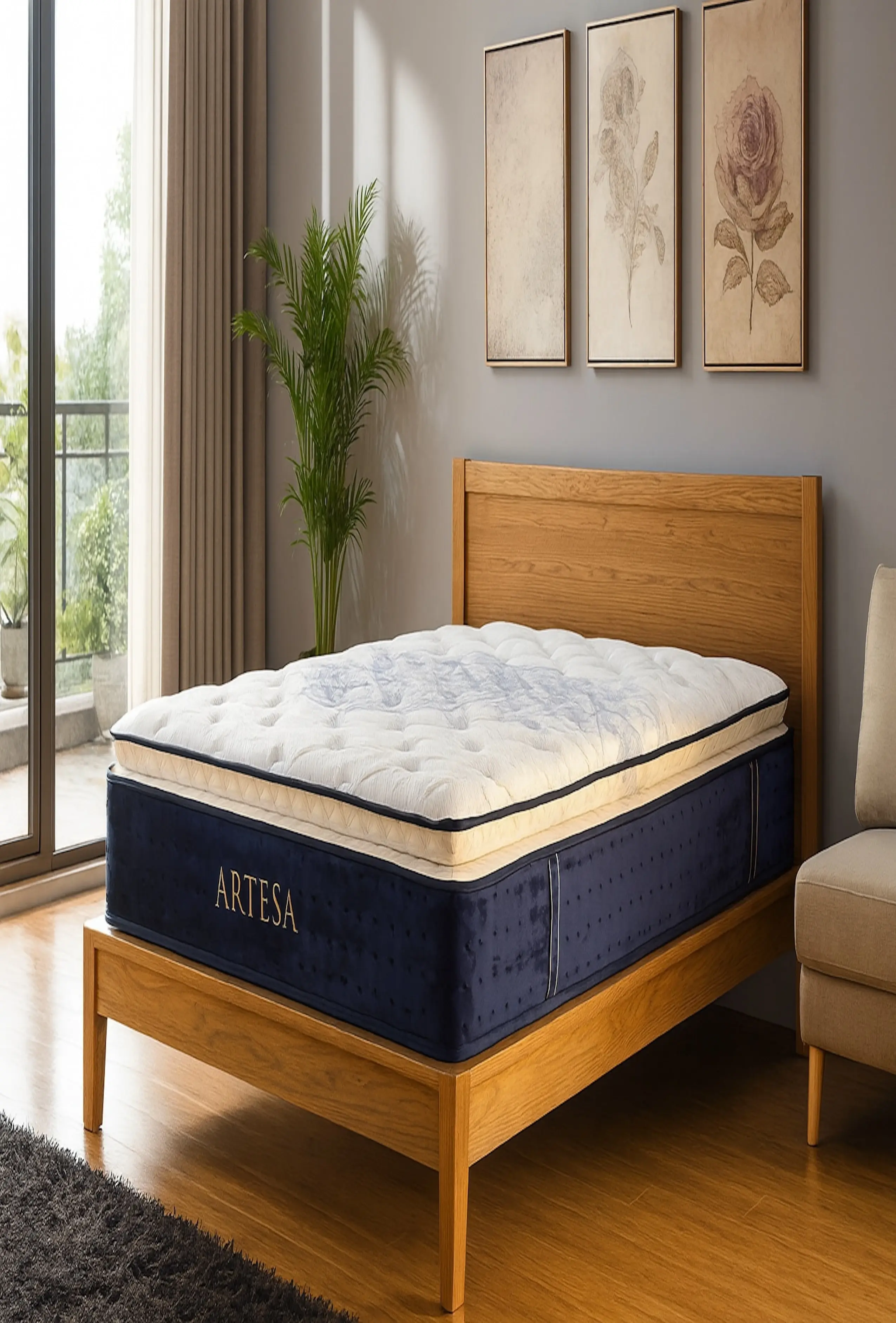 Artesa Cloud – Soft Pillow‑Top  Double Mattress