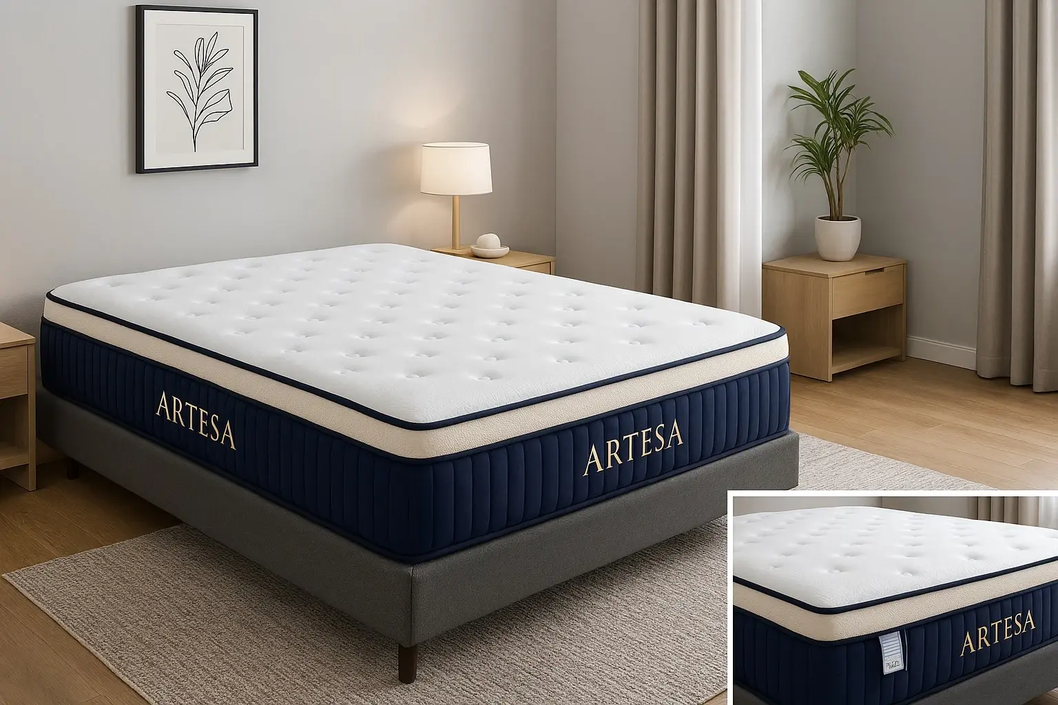 Artesa Soul Medium‑Firm Euro Top Double  Mattress