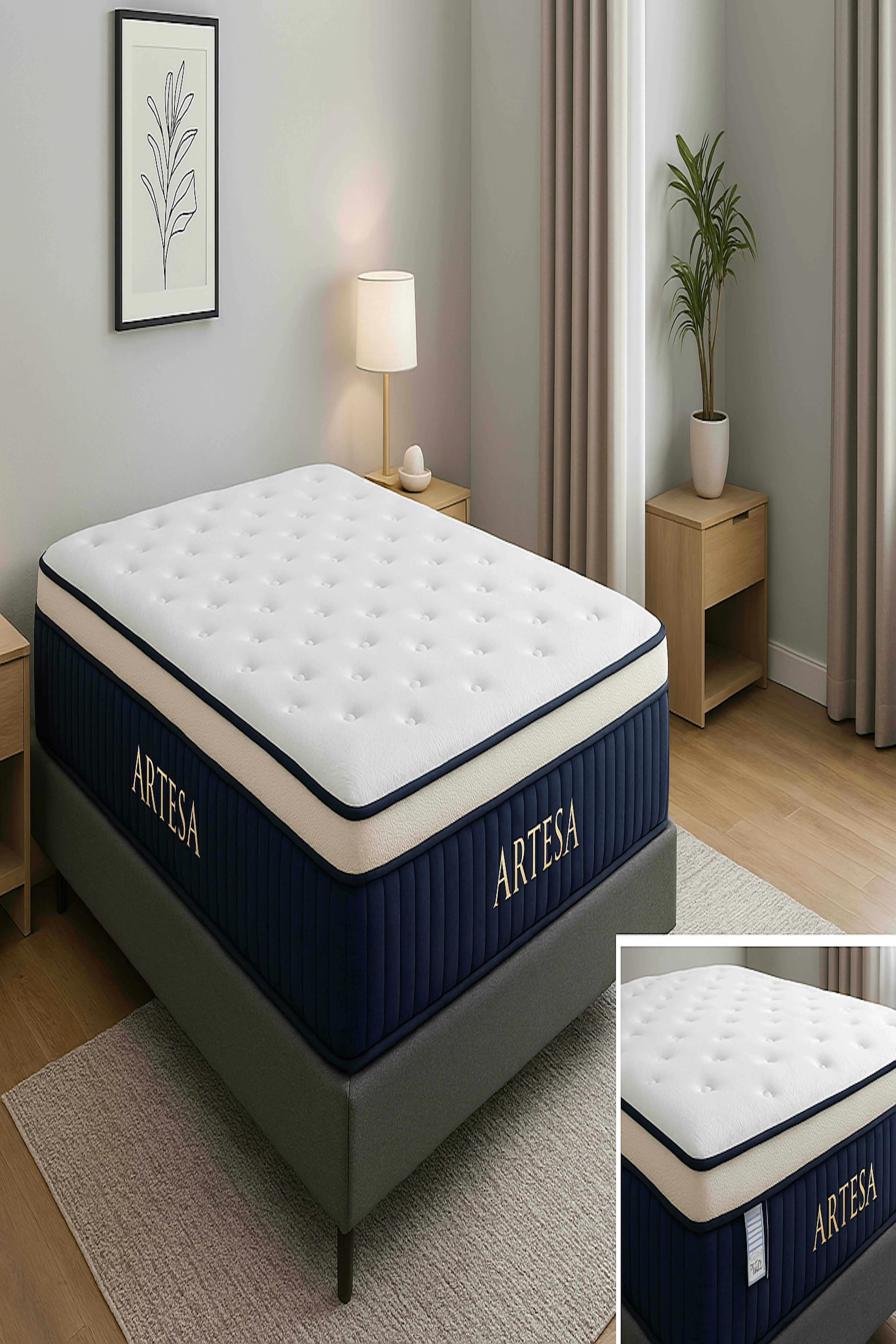 Artesa Soul Medium‑Firm Euro Top Double  Mattress