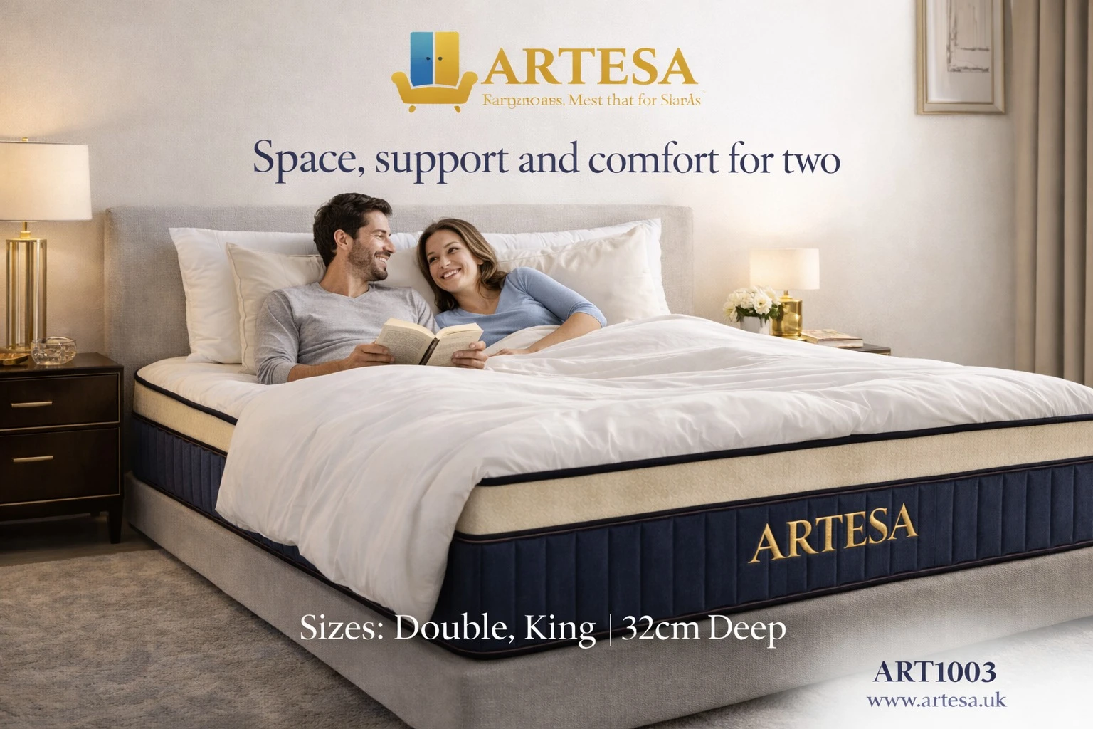 Artesa Soul Medium‑Firm Euro Top Double  Mattress