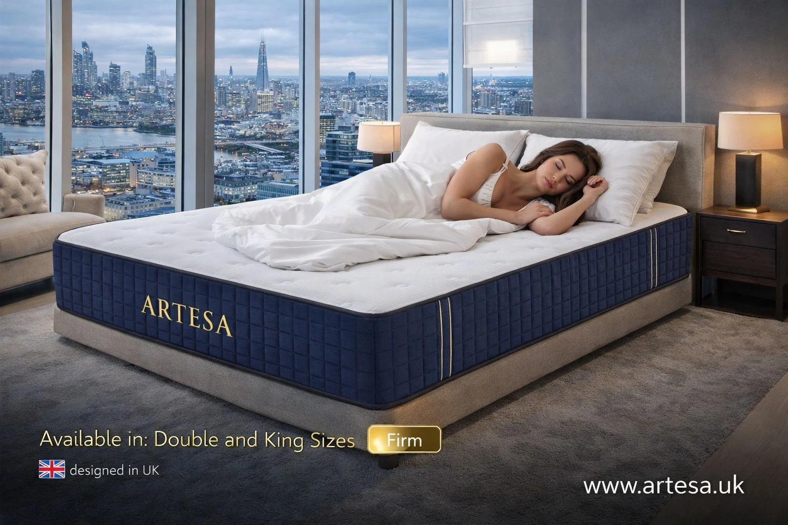 Artesa Royal King Size Mattress – Tight Top Firm Support