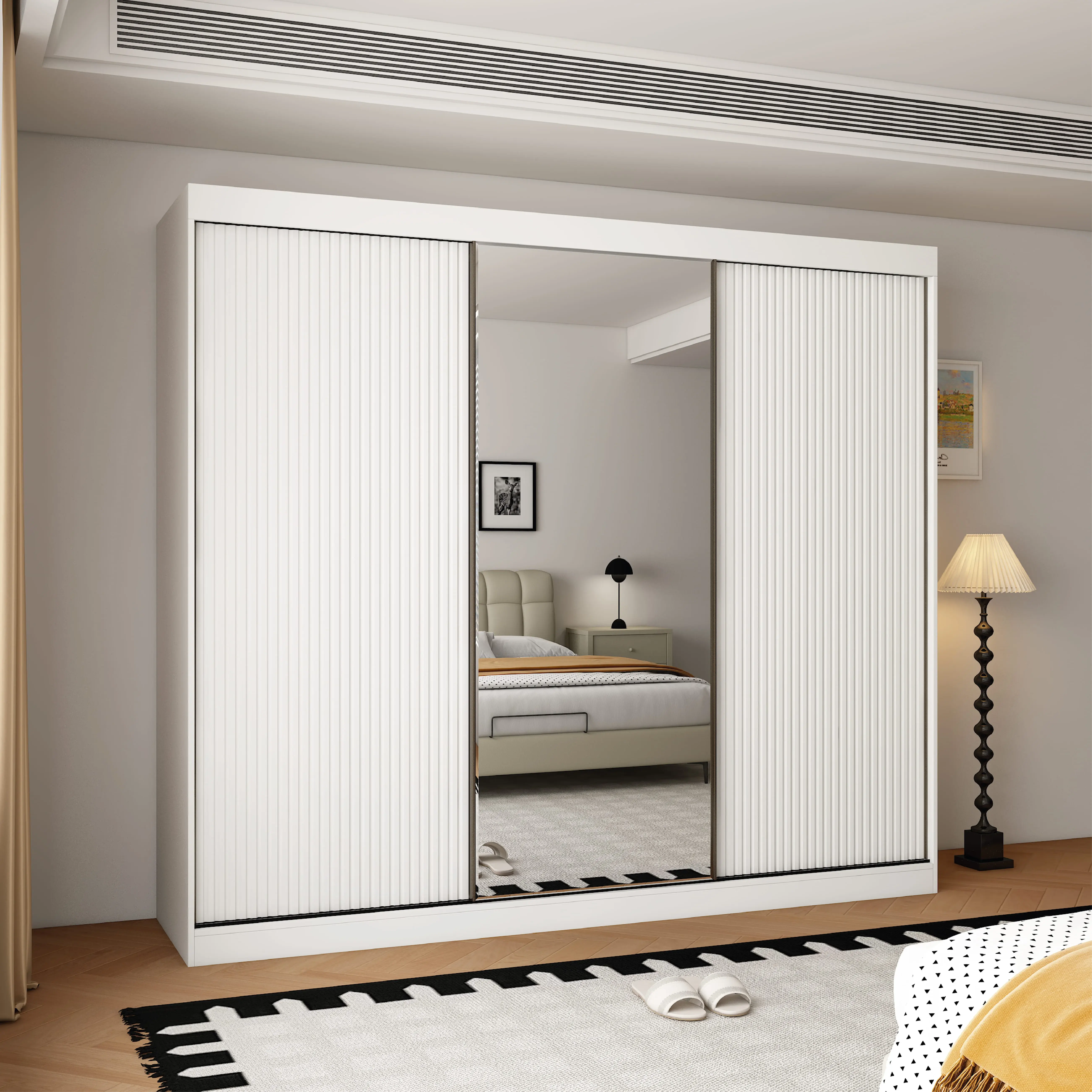 Berlin 3 Door 250 cm sliding wardrobe