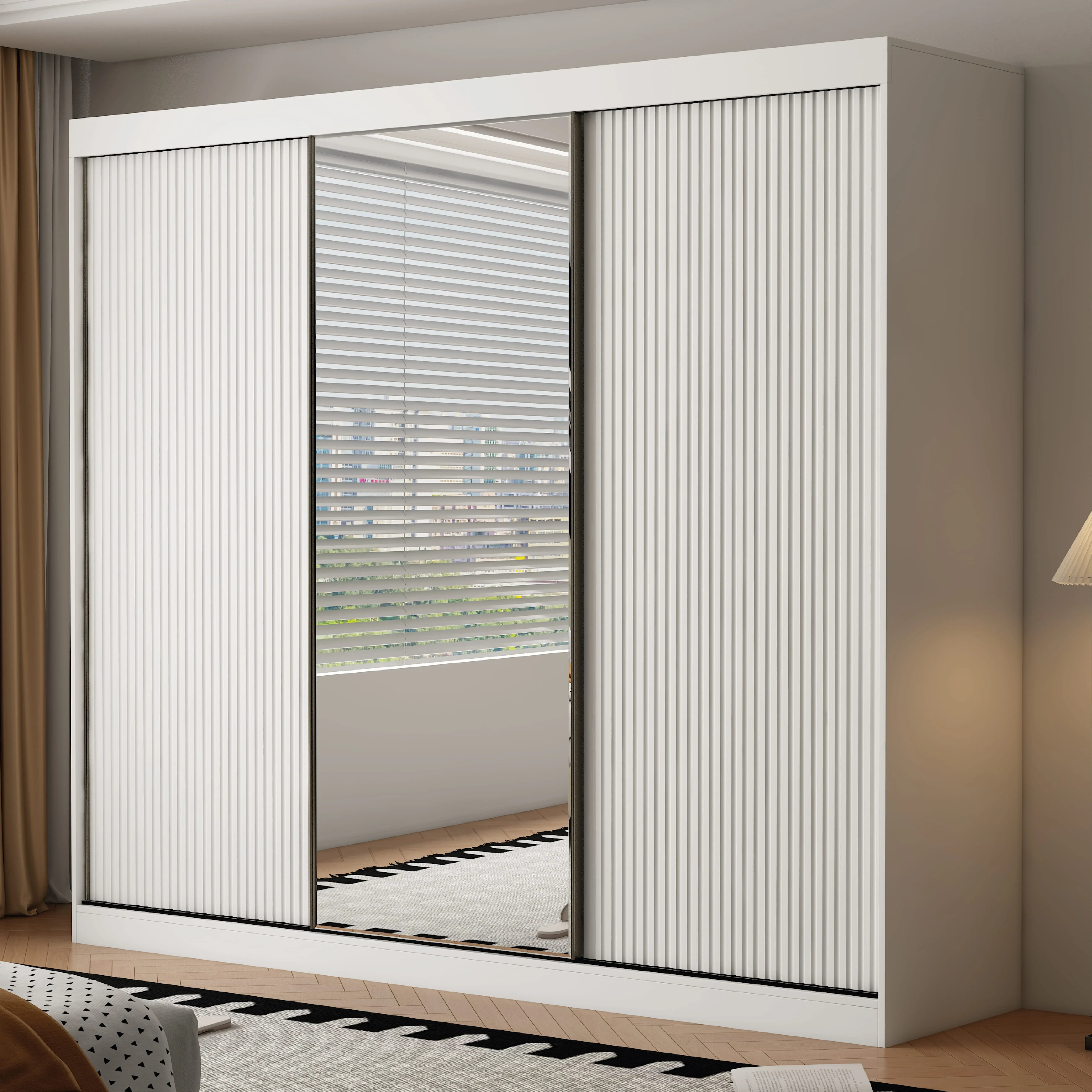 Berlin 3 Door 250 cm sliding wardrobe