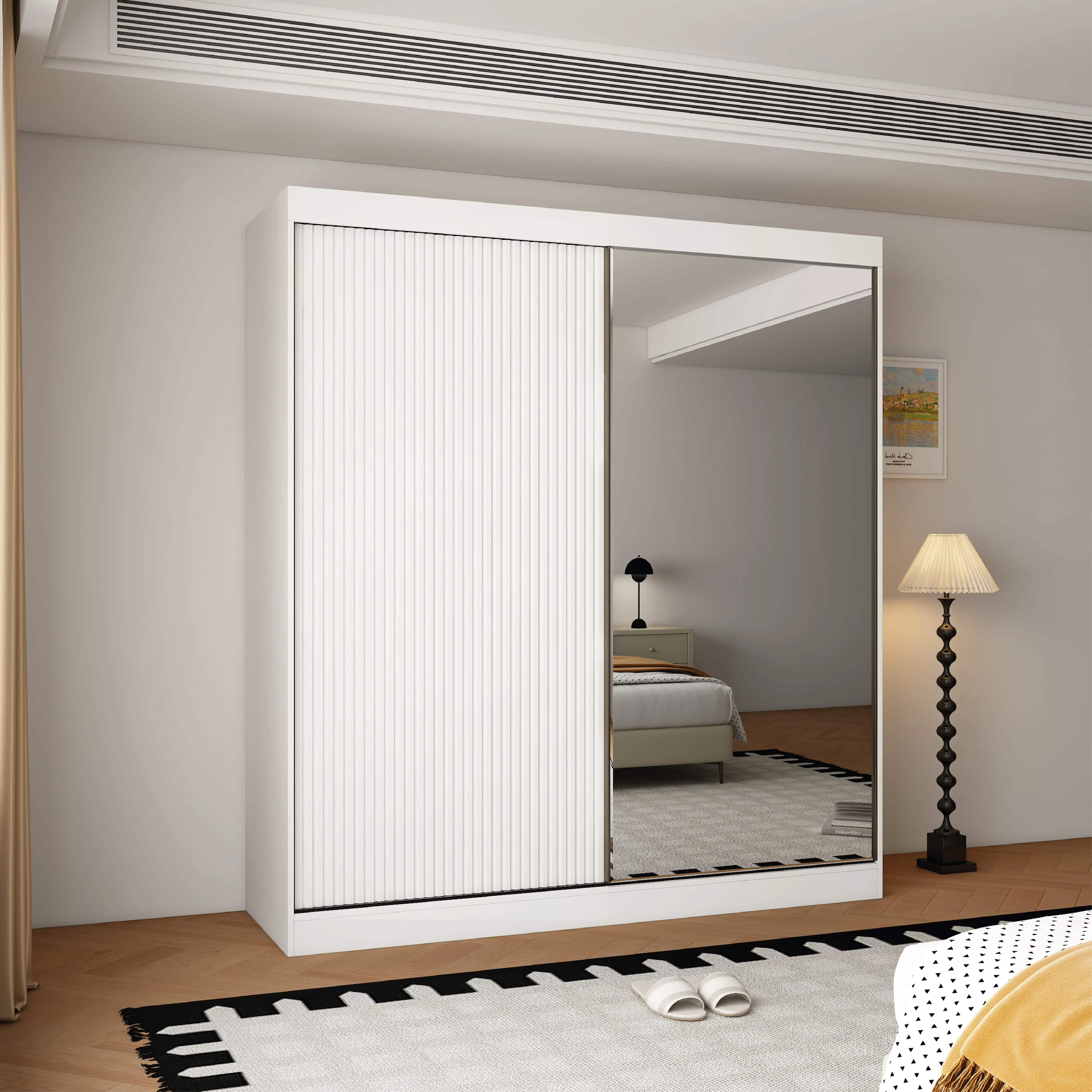 Berlin 2 Door 200CM  sliding wardrobe
