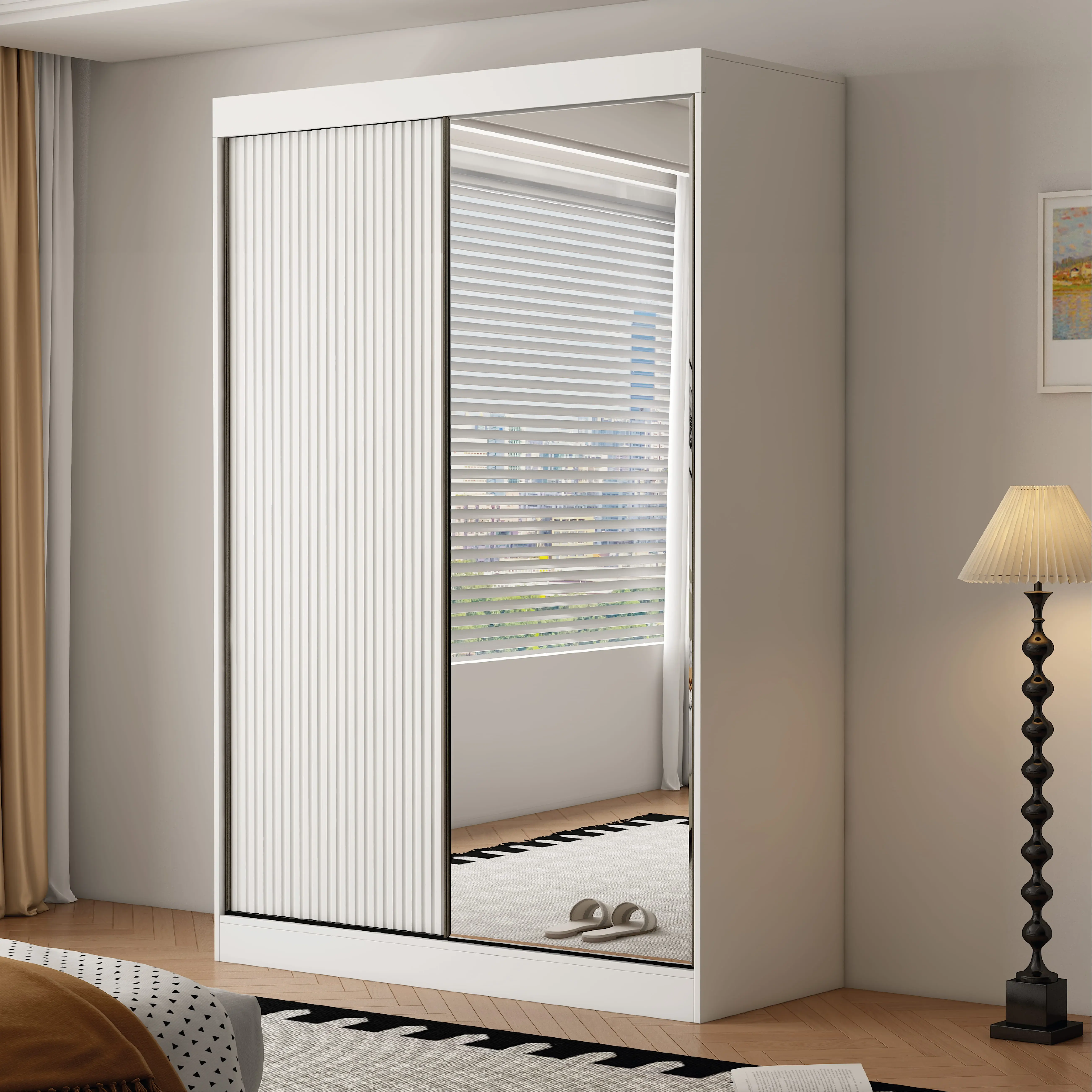 Berlin 2 Door 150CM  sliding wardrobe