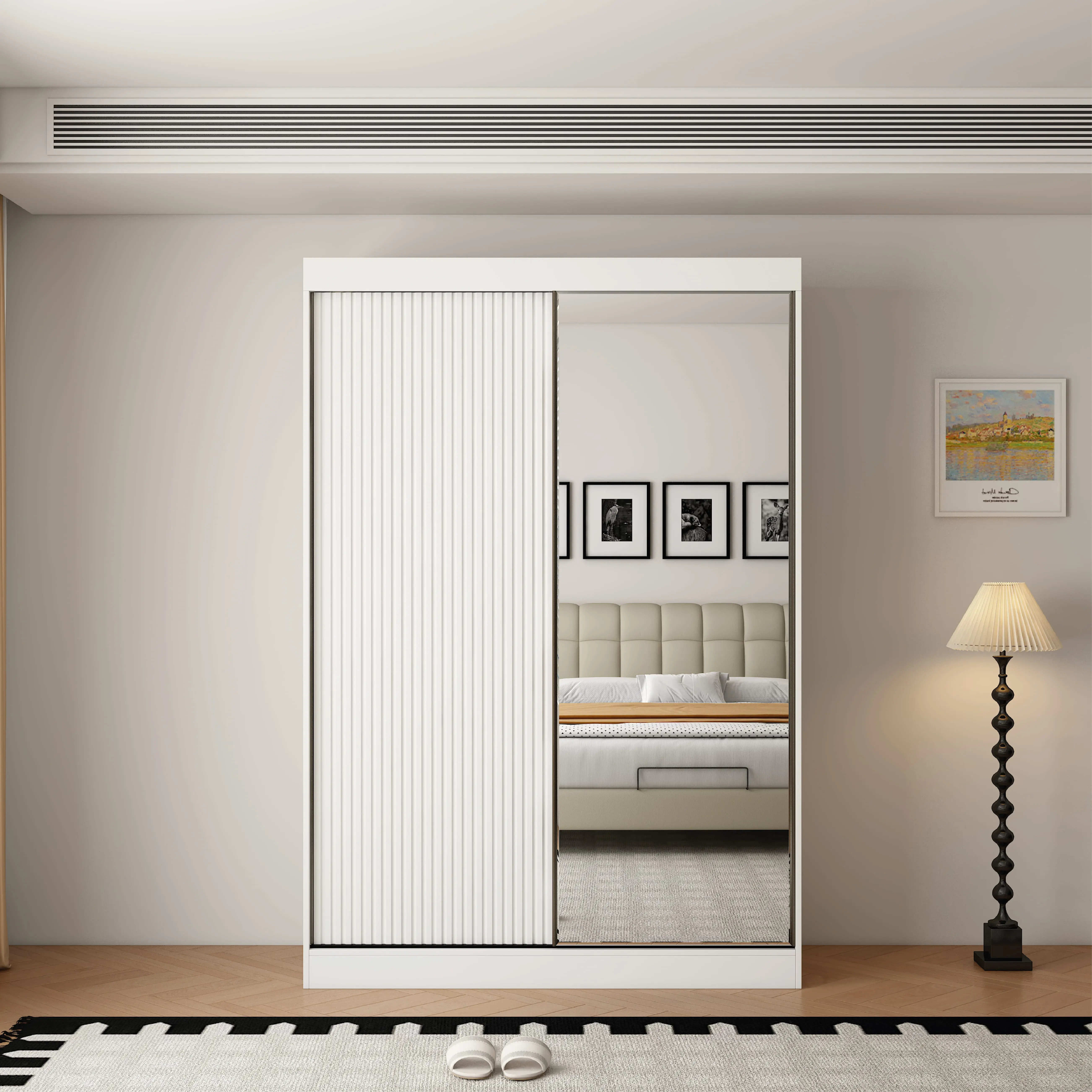Berlin 2 Door 150CM  sliding wardrobe
